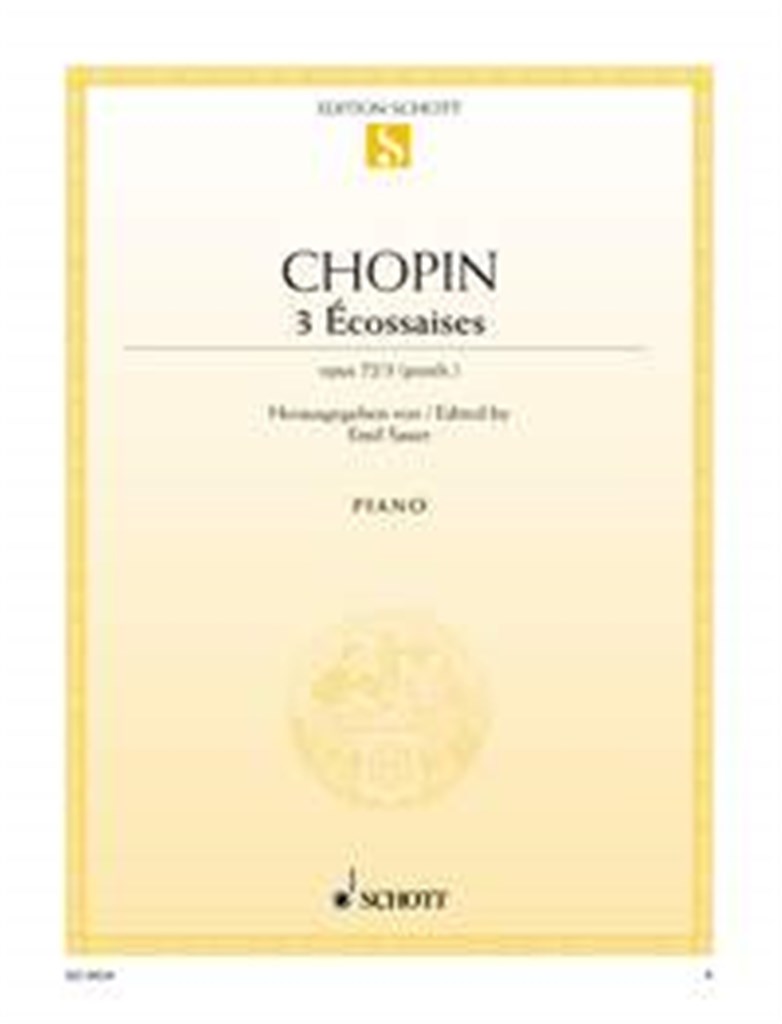 Ecossaisen(3) Opus 72/3